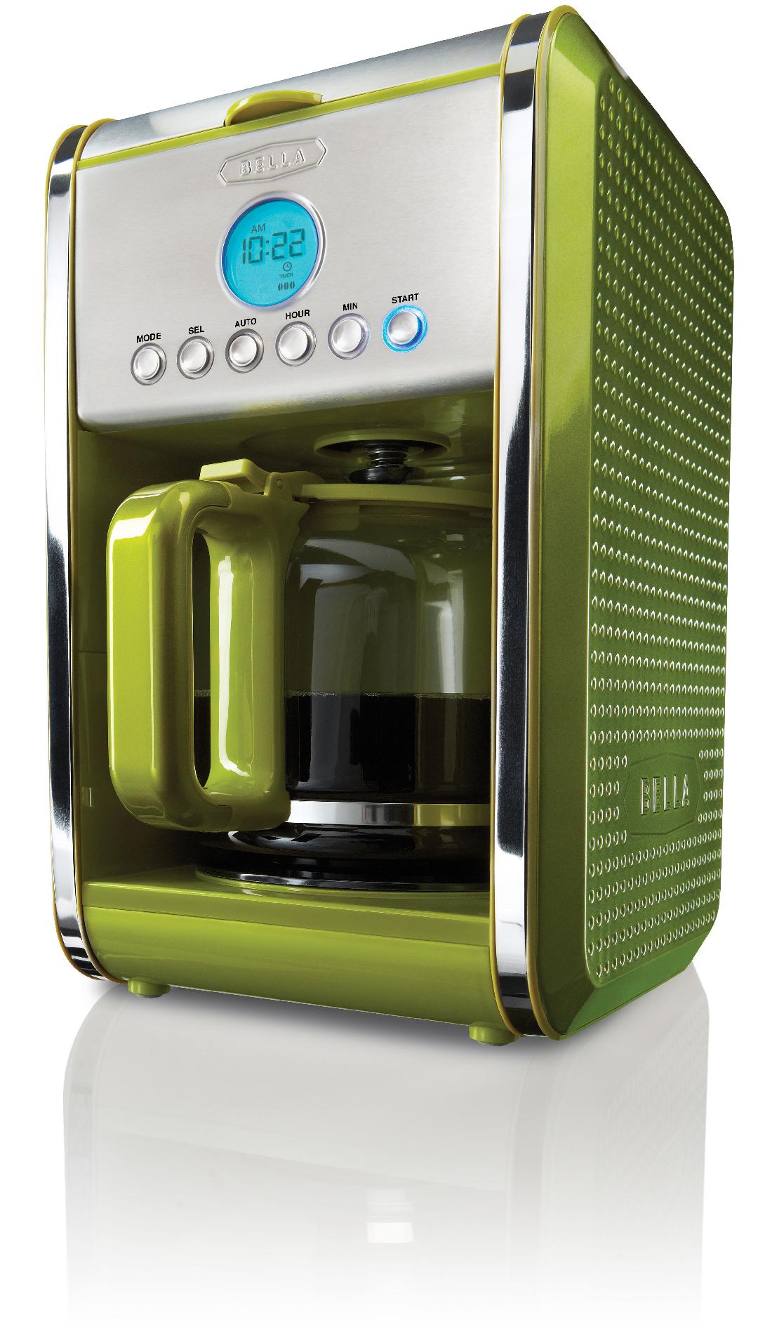 Dots Collection 12-Cup Programmable Coffee Maker, Green