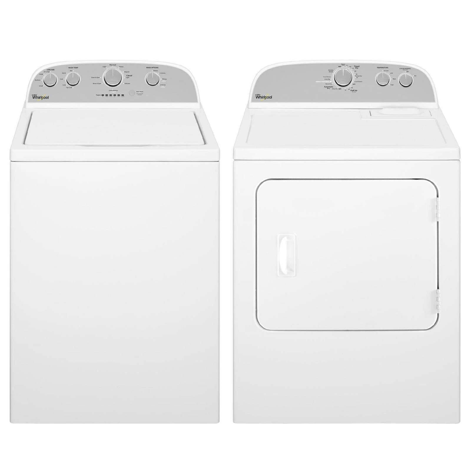 Whirlpool WTW4800BQ 3.6 cu. ft. TopLoad Washer w/ Care Control