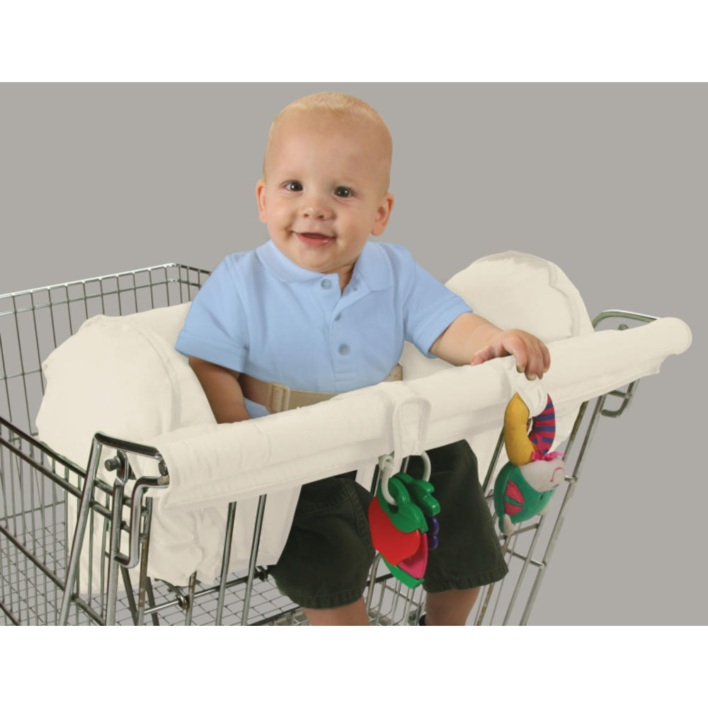 Organic Smart Prop 'R Shopper Body Fit Shopping Cart Cover - Ivory