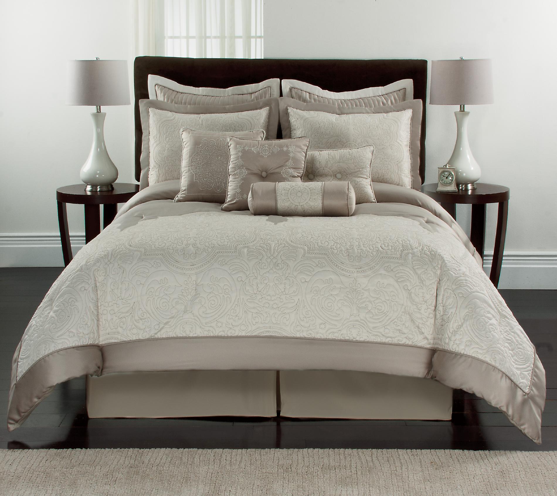 Upc 800014100938 10 Piece Comforter Set Ivory Upcitemdb Com