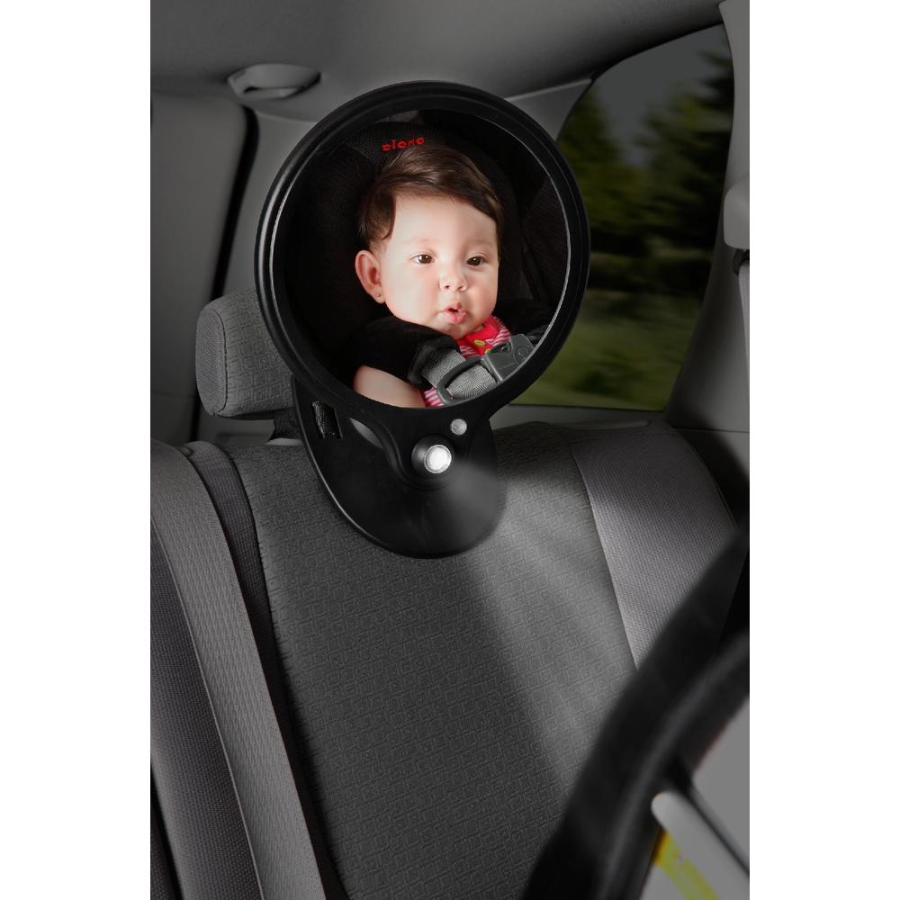 Easy-View Plus Back Seat Mirror w/ Light