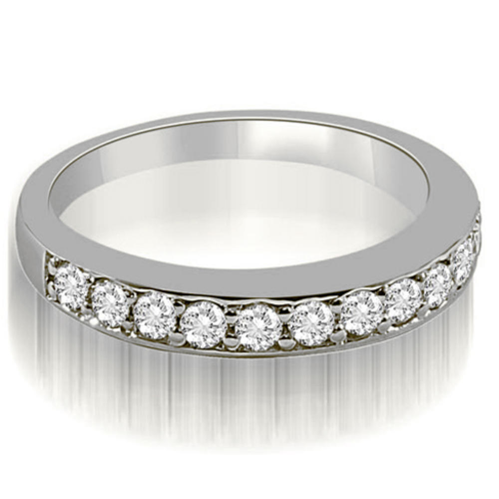 1.40 cttw. 14K White Gold Round Cut Diamond Bridal Set (I1, H-I)