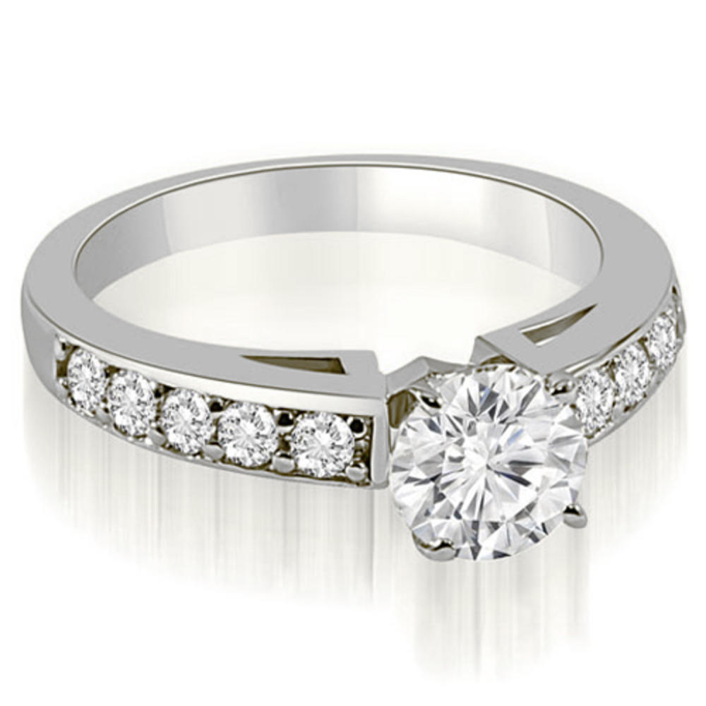 1.65 cttw. 18K White Gold Round Cut Diamond Bridal Set (I1, H-I)