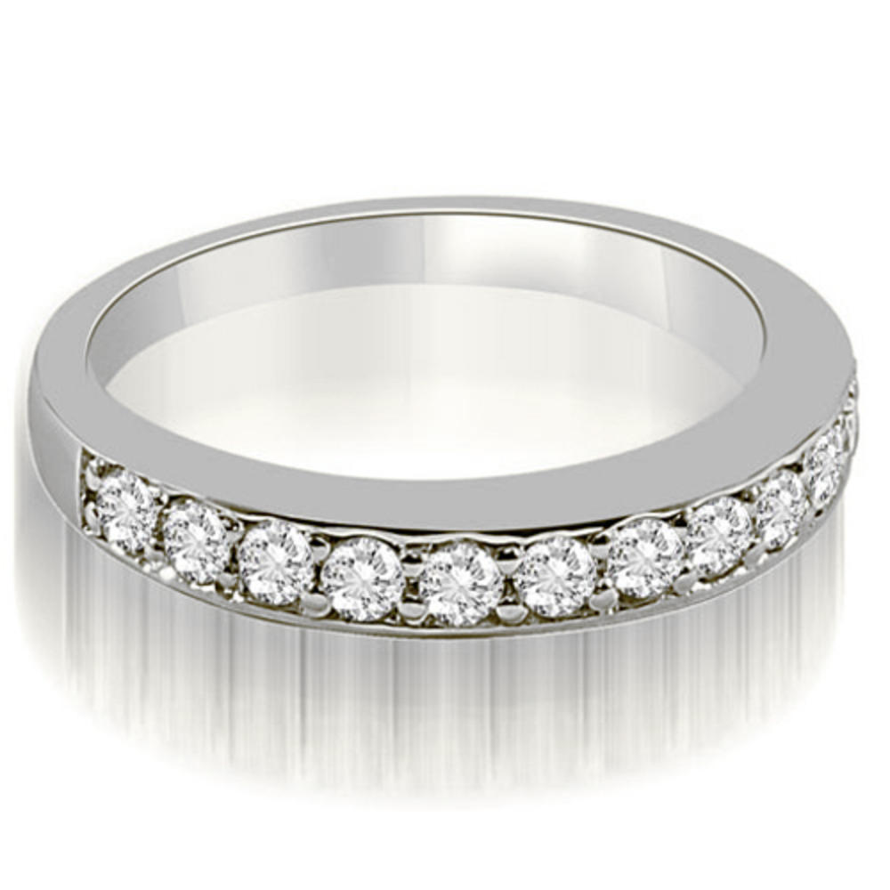 1.65 cttw. 18K White Gold Round Cut Diamond Bridal Set (I1, H-I)