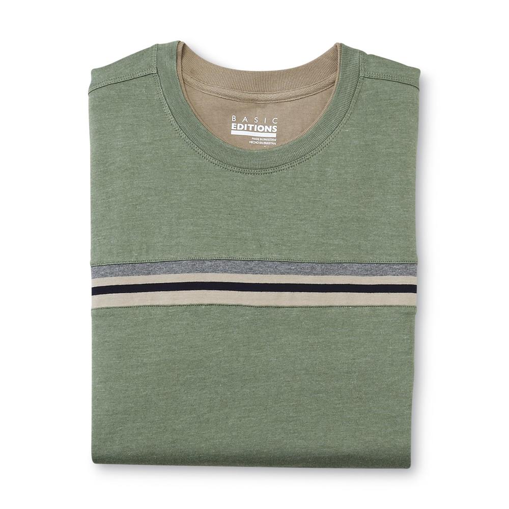 Men's Layered-Look T-Shirt - Stripe