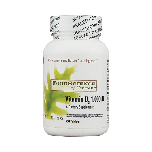 Vitamin D3 - 1000 IU - 250 Tablets
