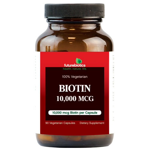 Biotin, 10,000 mcg, Vegetarian Capsules, 90 capsules