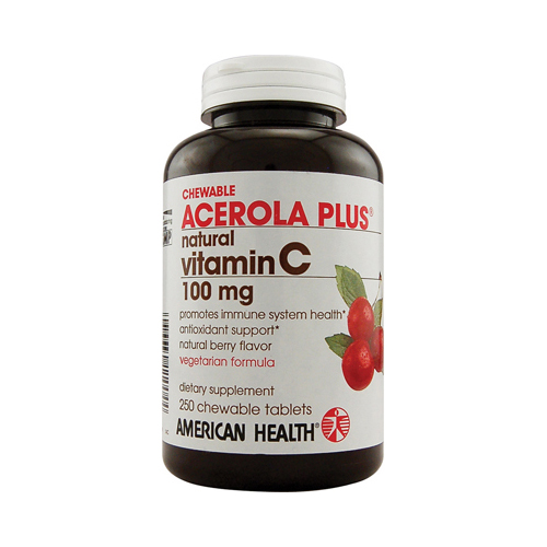 Acerola Plus Natural Vitamin C Chewable Berry - 100 mg - 250 Chewables