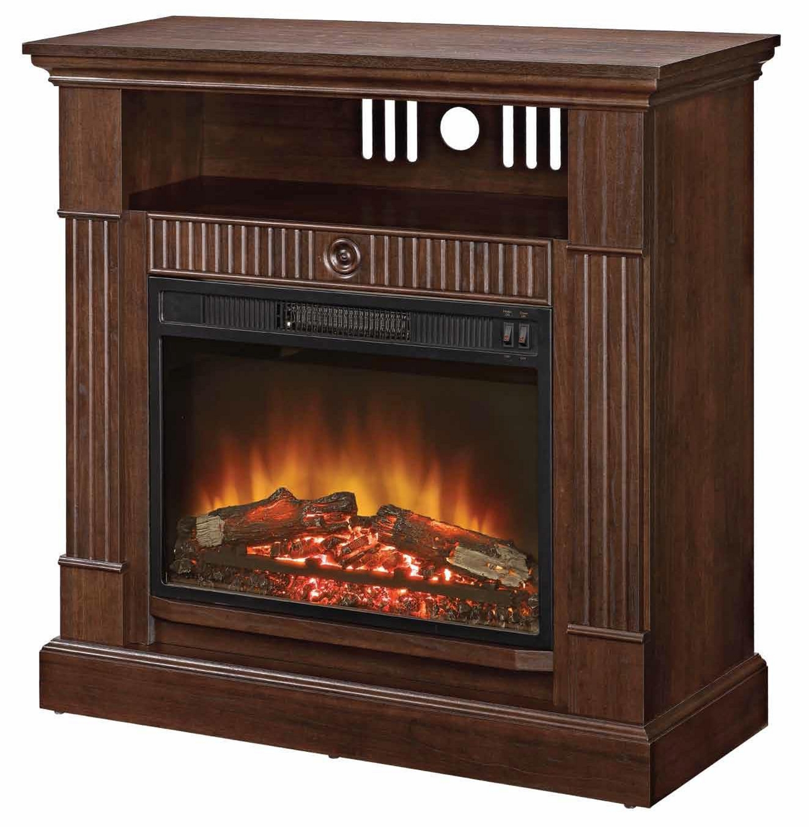 Mahogany Fireplace Stylish Heating From Kmart