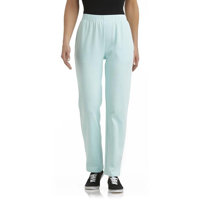 Basic Editions Women's Pull On Knit Pants