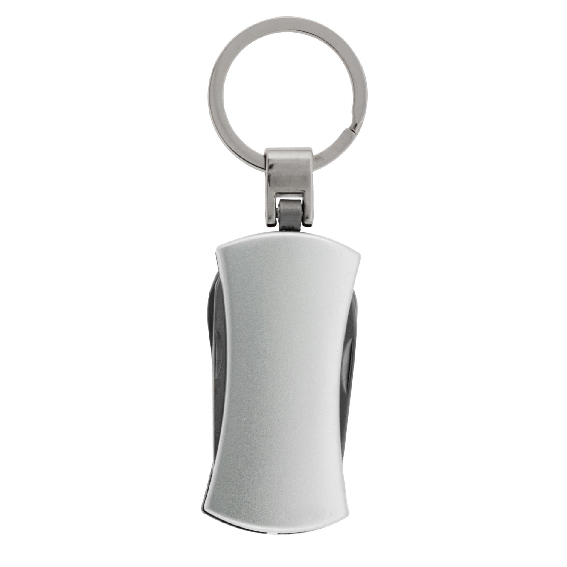 Rockland Men's Silver Bracelet Watch And Key Chain - Jewelry 