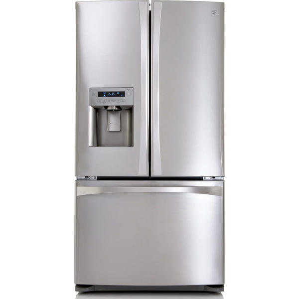 Kenmore Elite 71053 27 6 Cu Ft French Door Bottom Freezer Refrigerator Stainless Steel