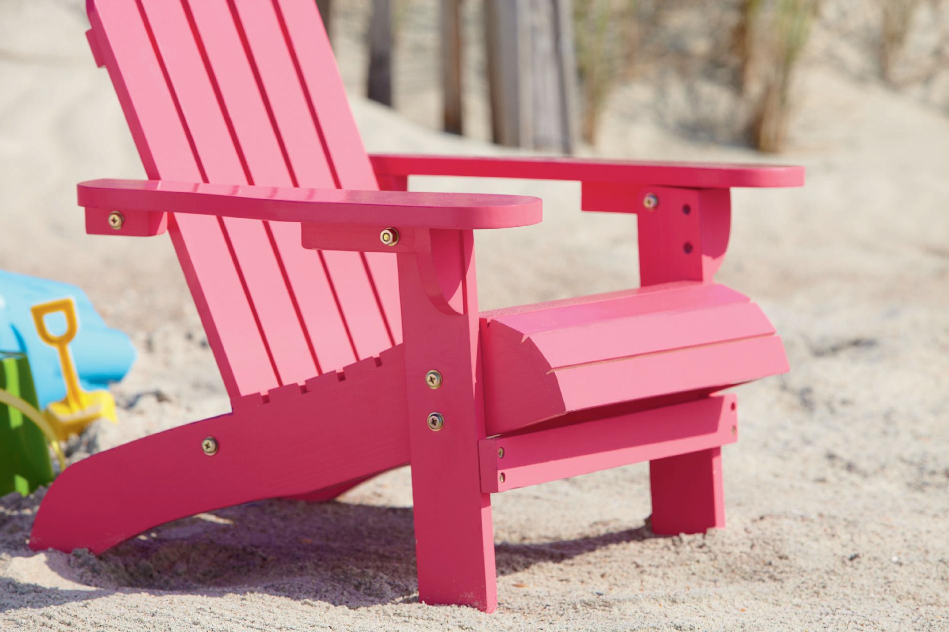 Garden Oasis Kids Adirondack Chair- Pink - Outdoor Living ...
