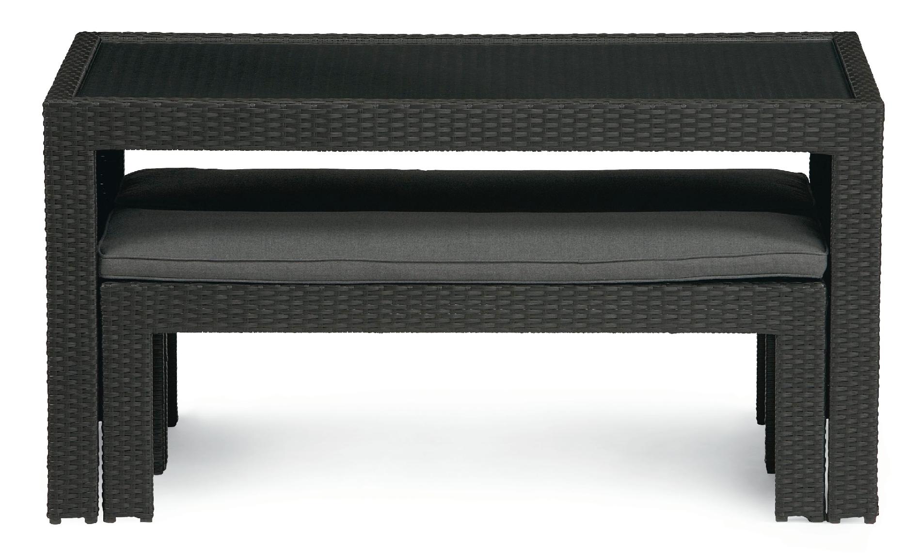 La-Z-Boy Derik 3pc Bench Dining Set - Outdoor Living ...