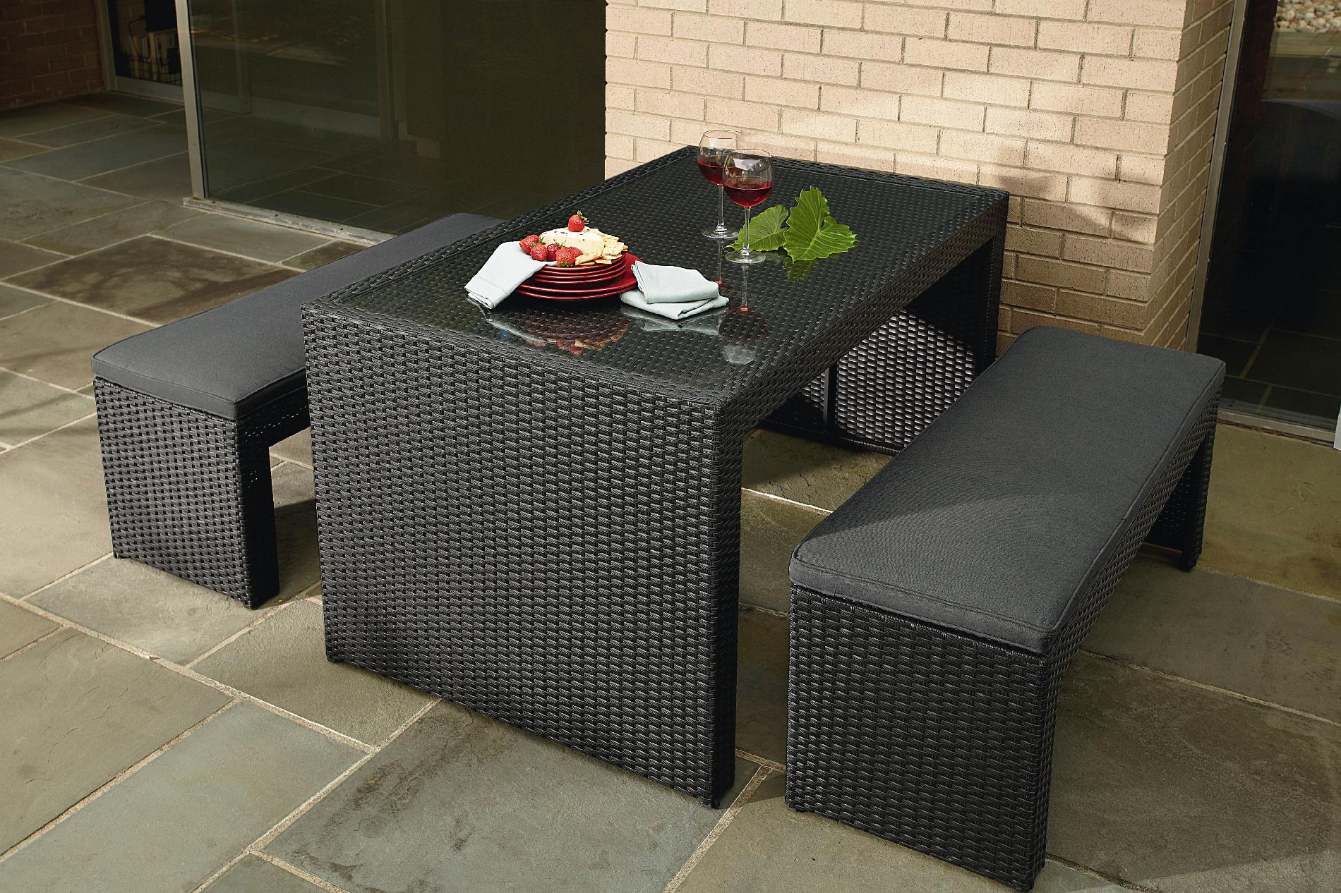 La-Z-Boy Derik 3pc Bench Dining Set* Limited Availability ...