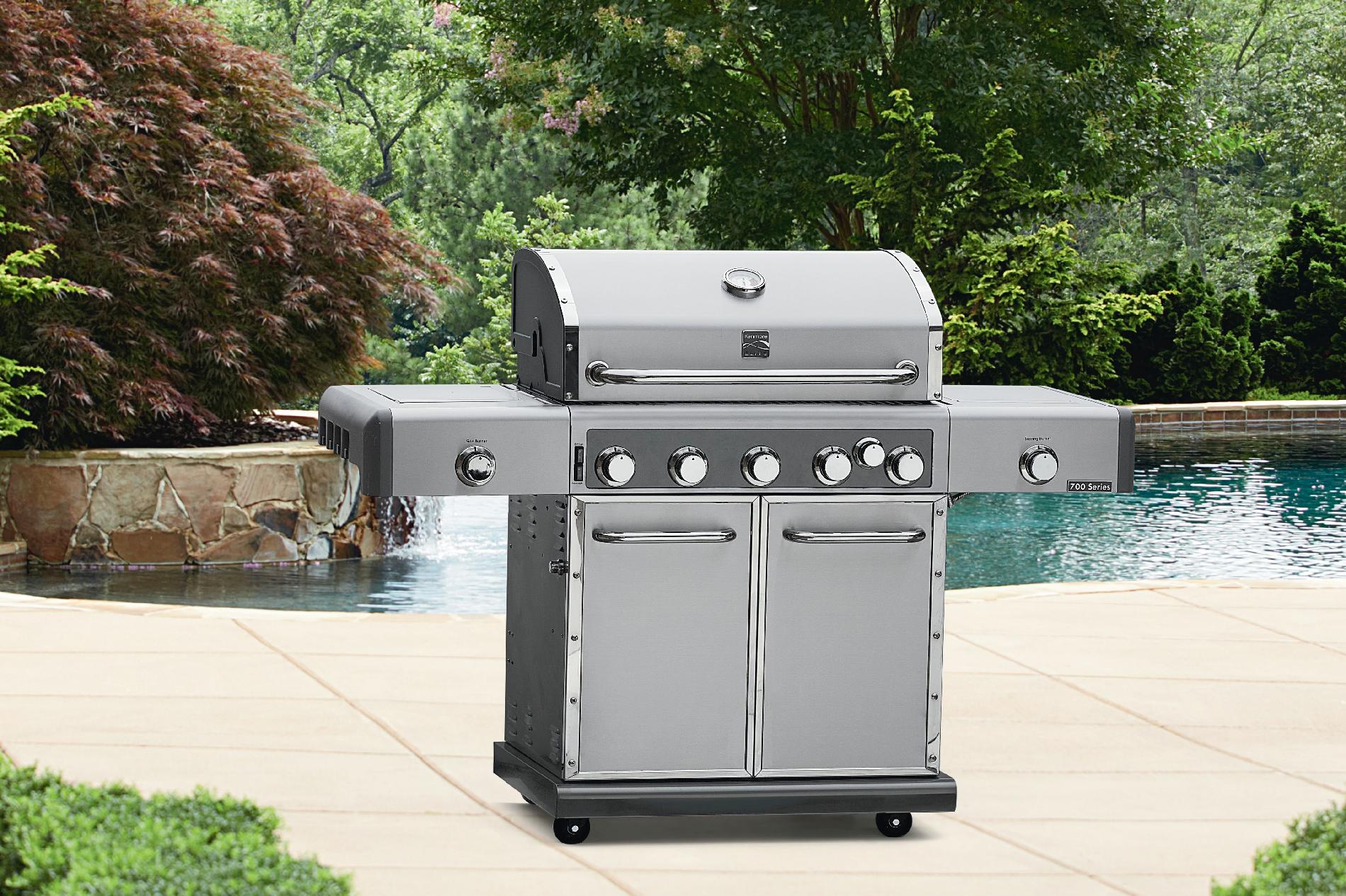 14. Gas Grillss Compare Kenmore Elite 600 Series 4 Burner Dual Fuel