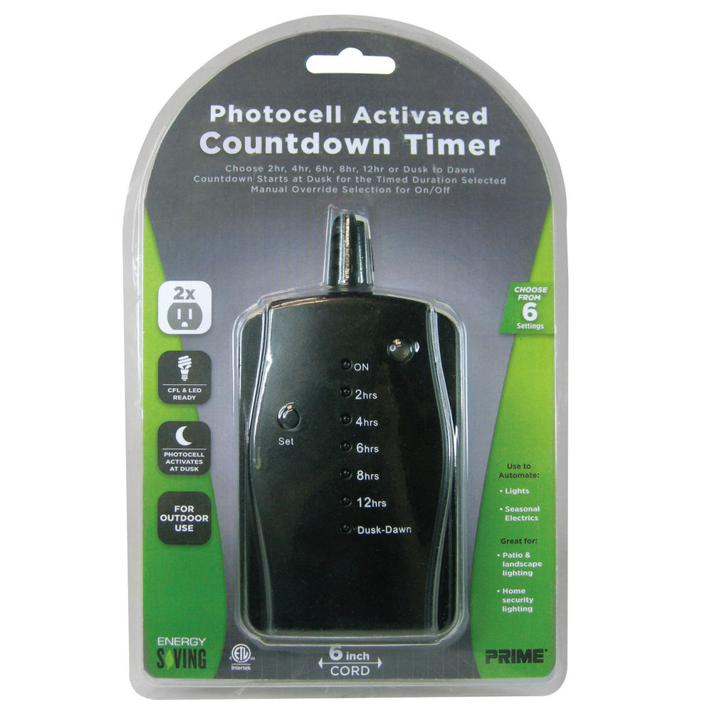 2-Outlet LED Countdown Pigtail
