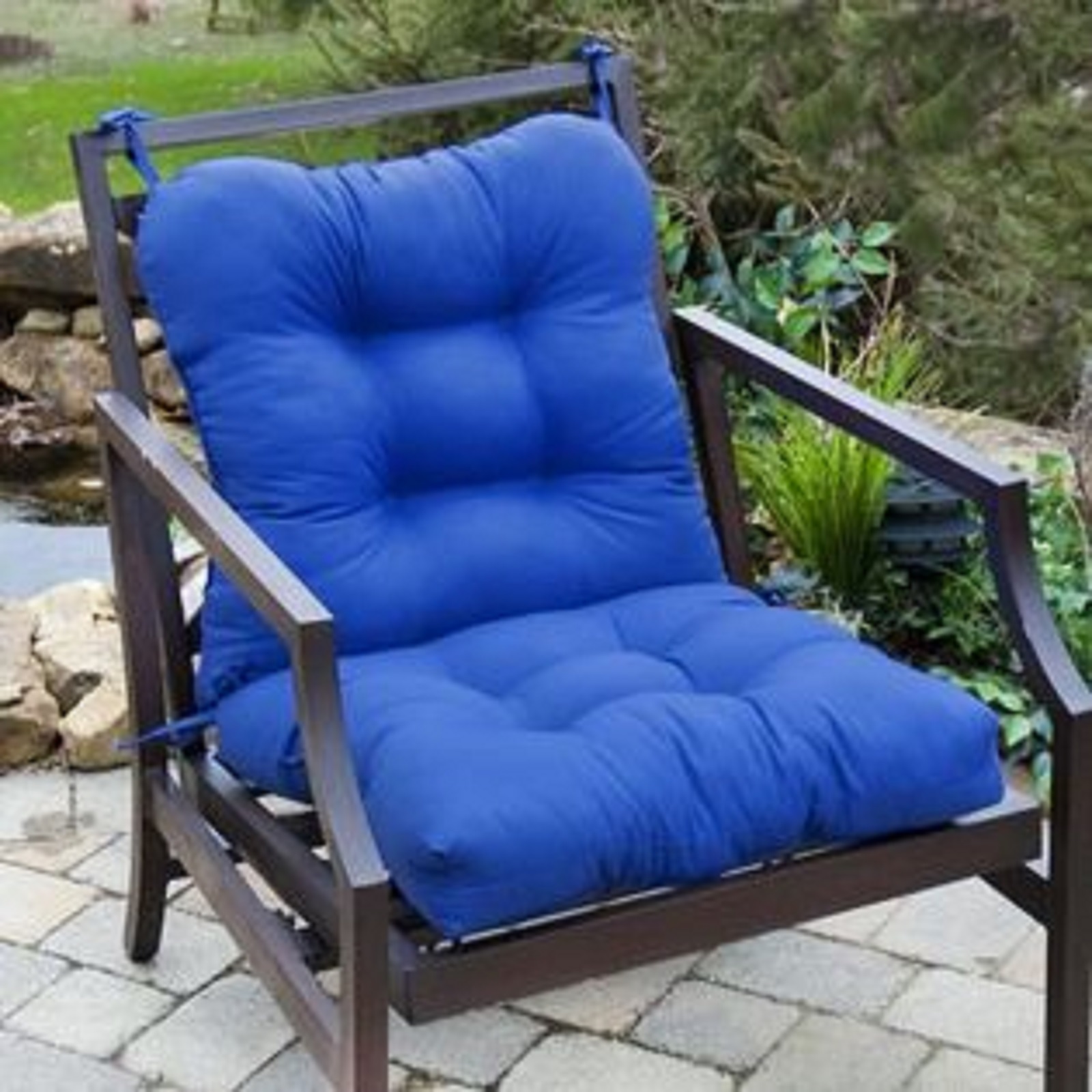 Greendale Home Fashions Marlow Outdoor Seat/Back Chair ...
