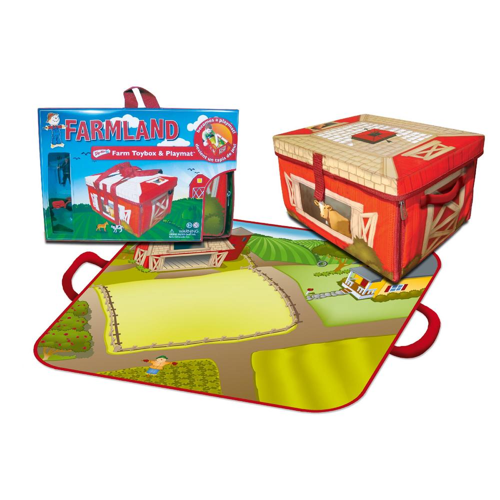 Neat-Oh! ZipBin Farmland Toy Box Play Set