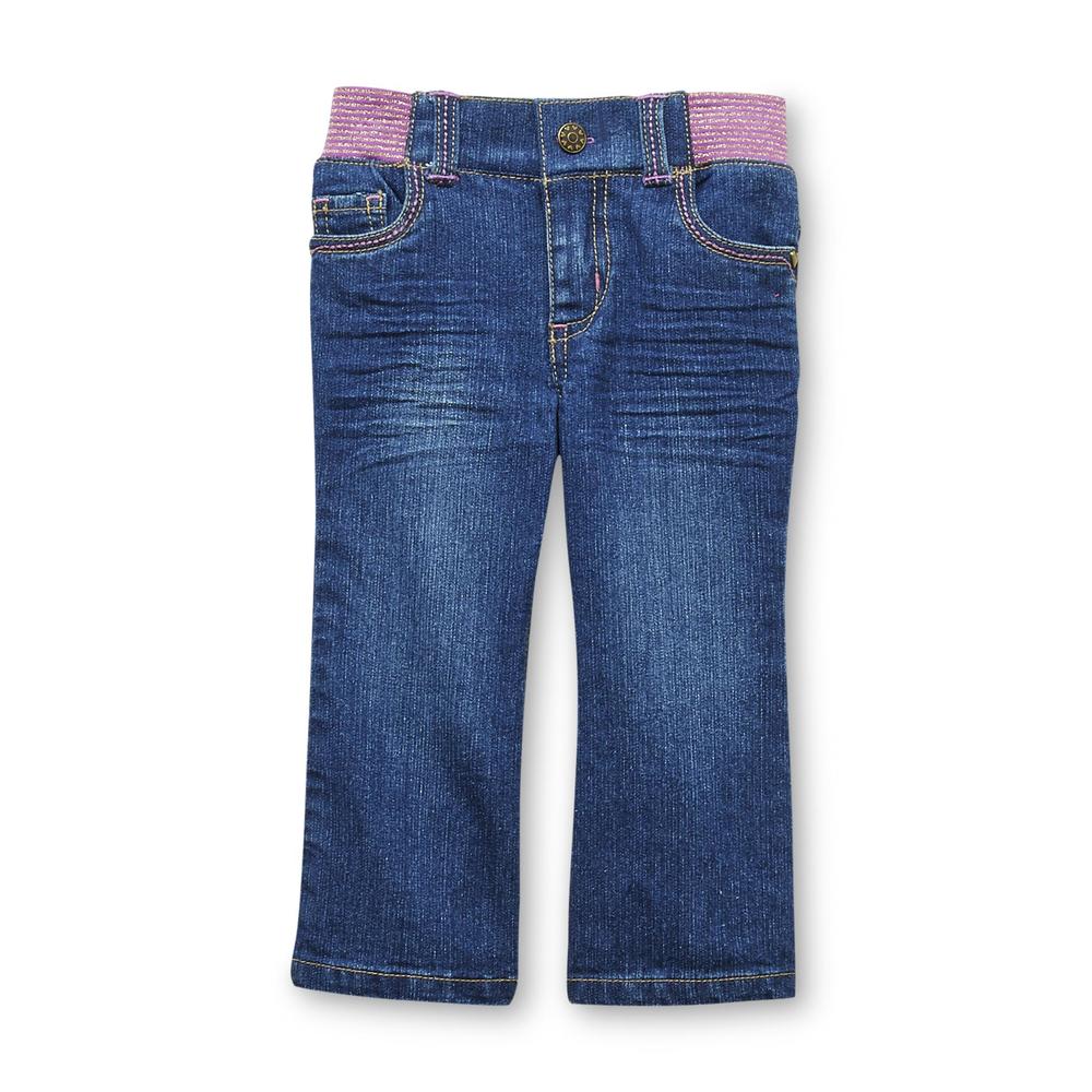 Infant & Toddler Girl's Embroidered Jeans