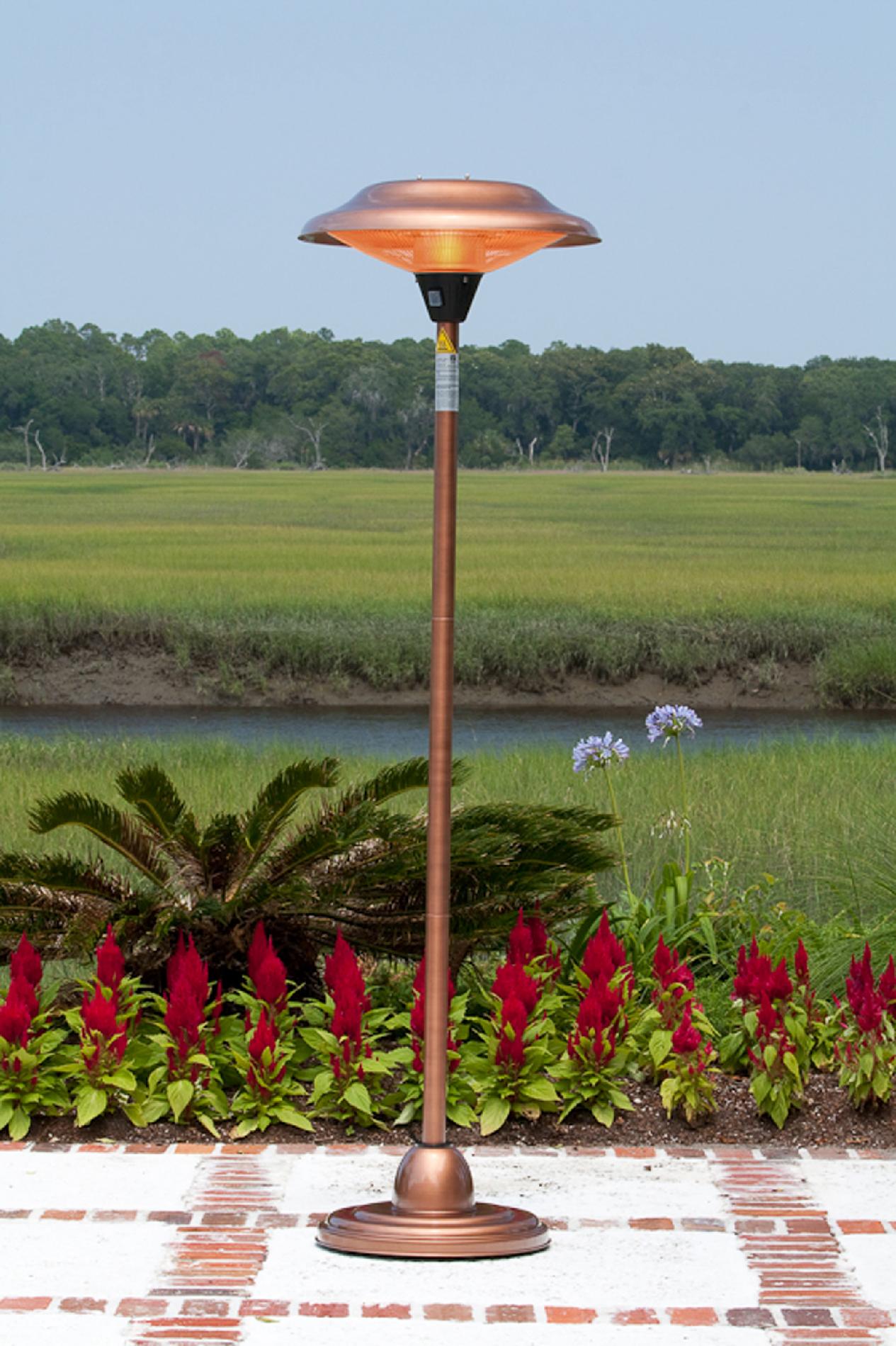 Endless Summer Floor Lamp Electric Heater 1200 Watt, "Northgate