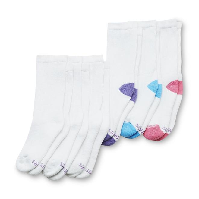 Hanes Girl's 6Pack ComfortBlend Crew Socks