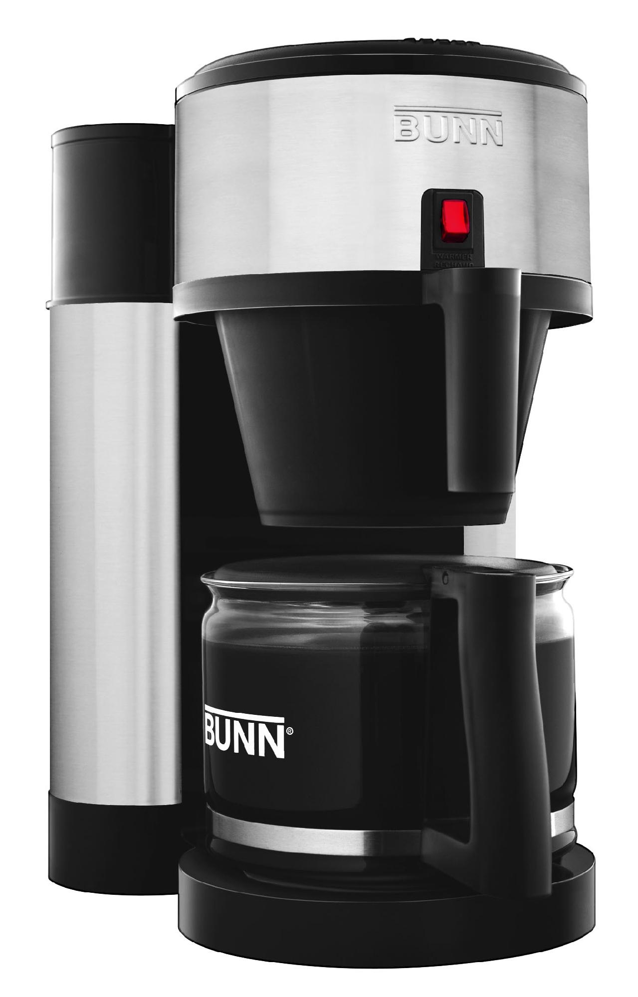 Bunn 44900.0001 NHSBD Velocity Brew High Altitude 10-Cup Home Coffee Brewer, Stainless Steel