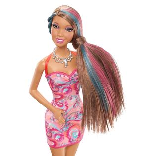 Barbie Color Chalk Hair Doll (African American) - Toys ...