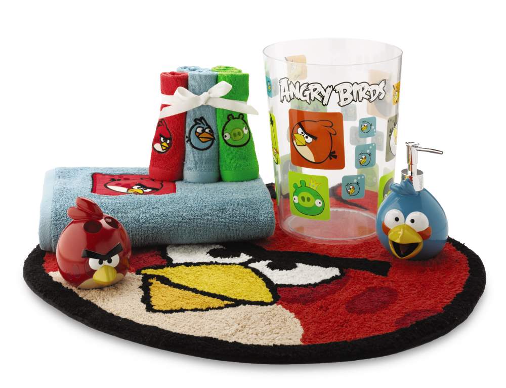 Angry Birds Shower Curtain - Home - Bed & Bath - Bath - Shower Curtains