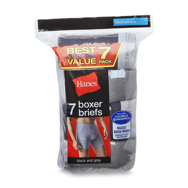 Hanes Men's 7Pack Boxer Briefs