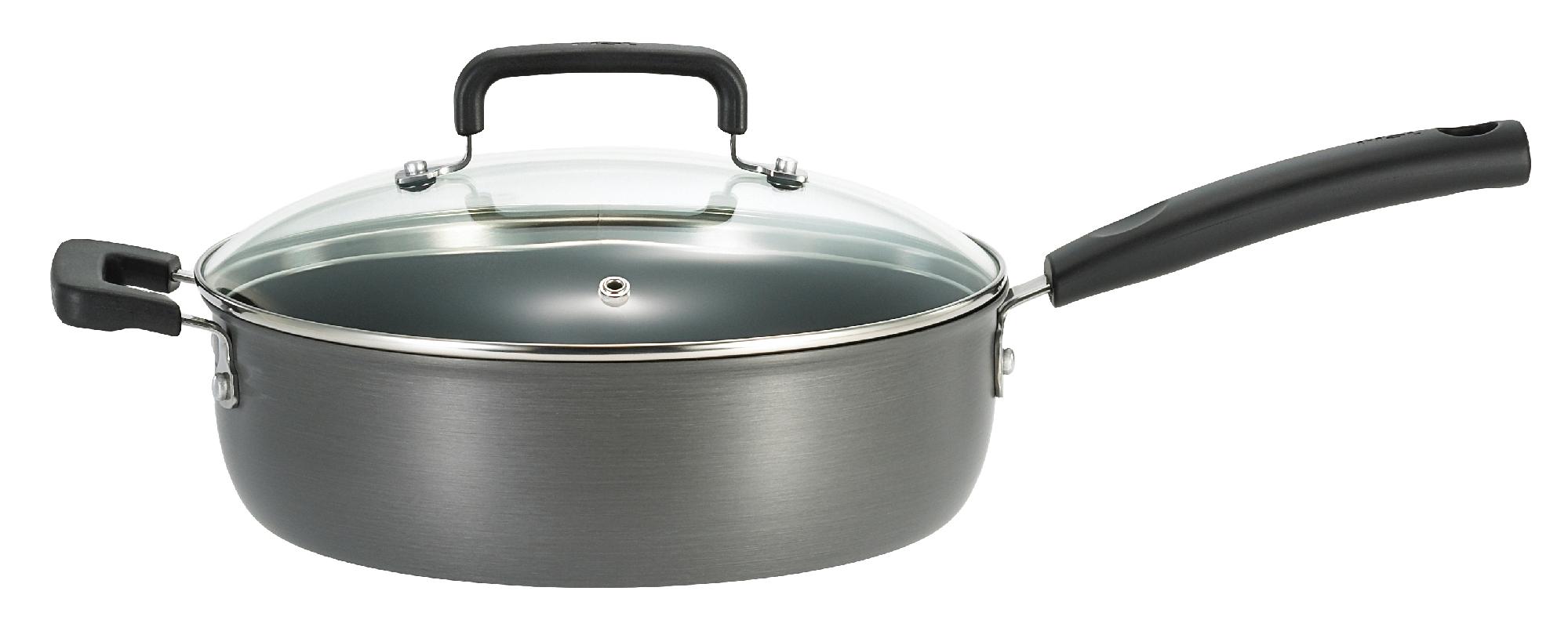 Tfal E9189764 Ultimate Hard Anodized 10Inch Covered Deep Sauté Pan
