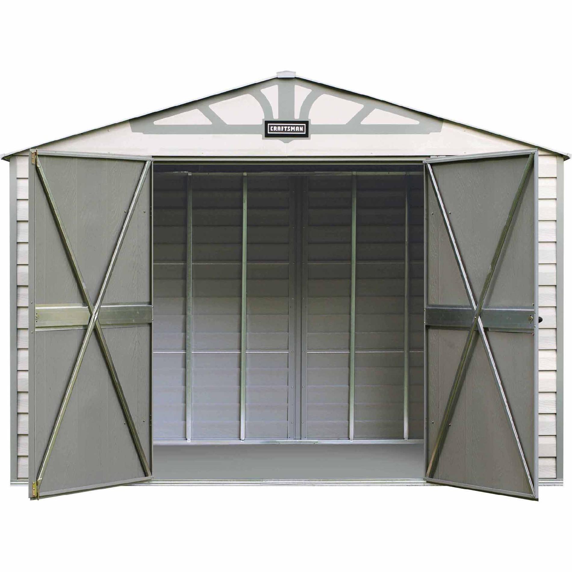 Craftsman CVCS107 10ft. x 7ft. VinylCoated Steel Shed Sears Outlet