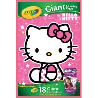 Crayola Hello Kitty Giant Coloring Pages - Toys & Games - Arts & Crafts ...