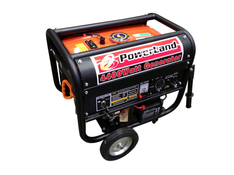 Portable Gas Generator 4400 W 7.5 HP / Electric Start