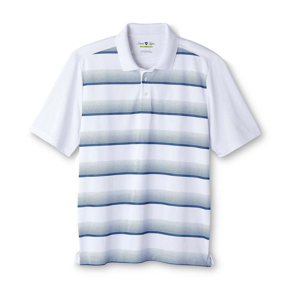 Men's Big and Tall  Polo Shirt - Striped