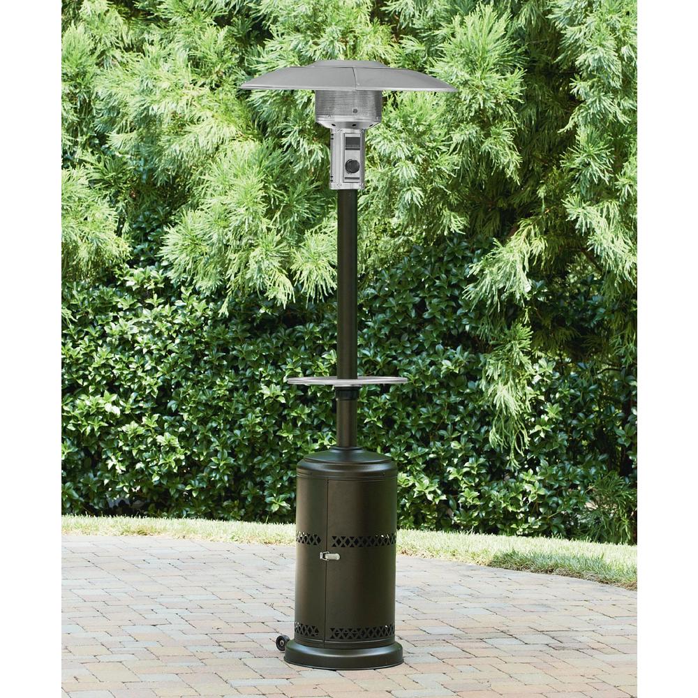 Patio Heater with Stainless Steel Table