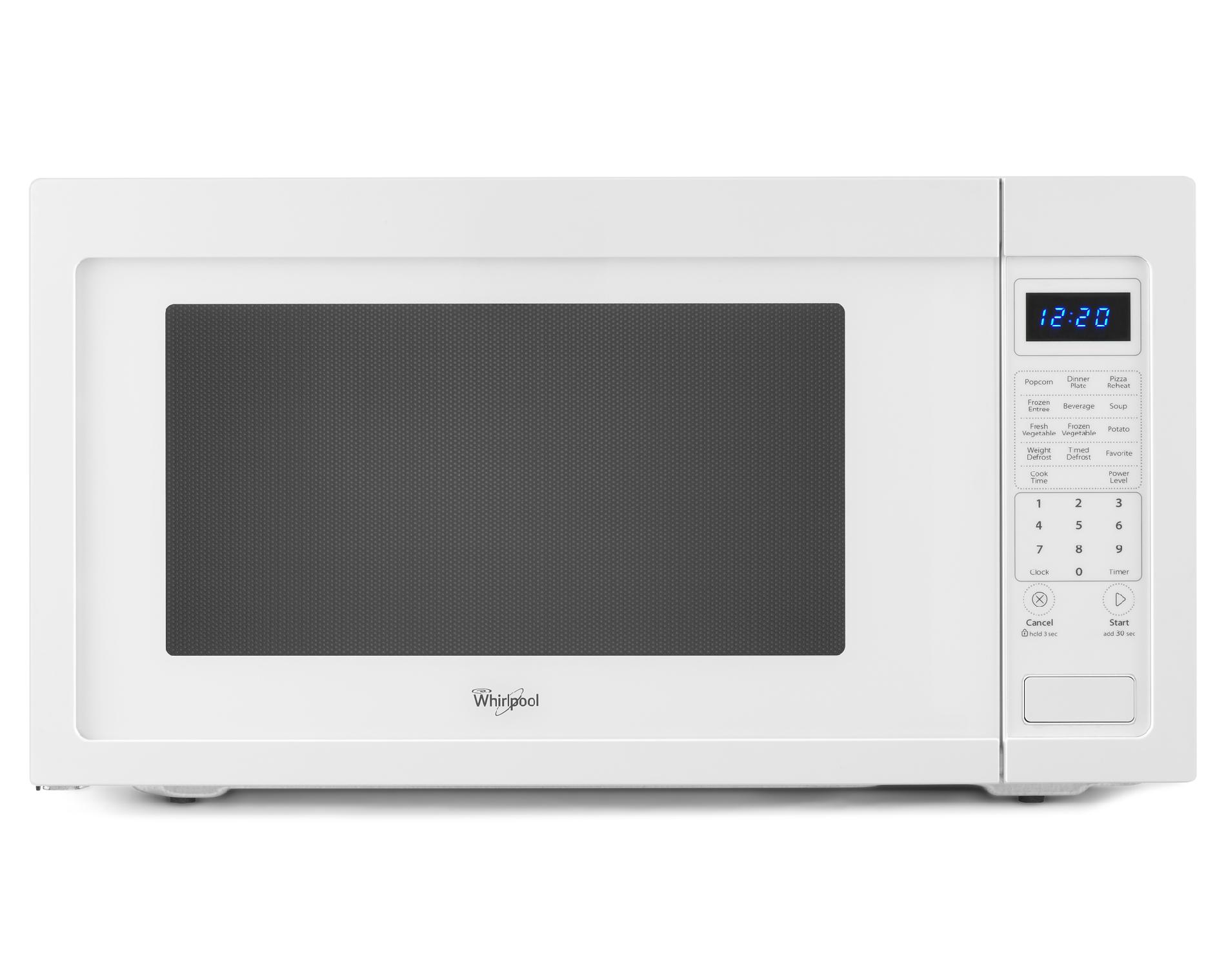 Whirlpool 2.2 cu. ft. Countertop Microwave w/ Sensor Cooking - White ...