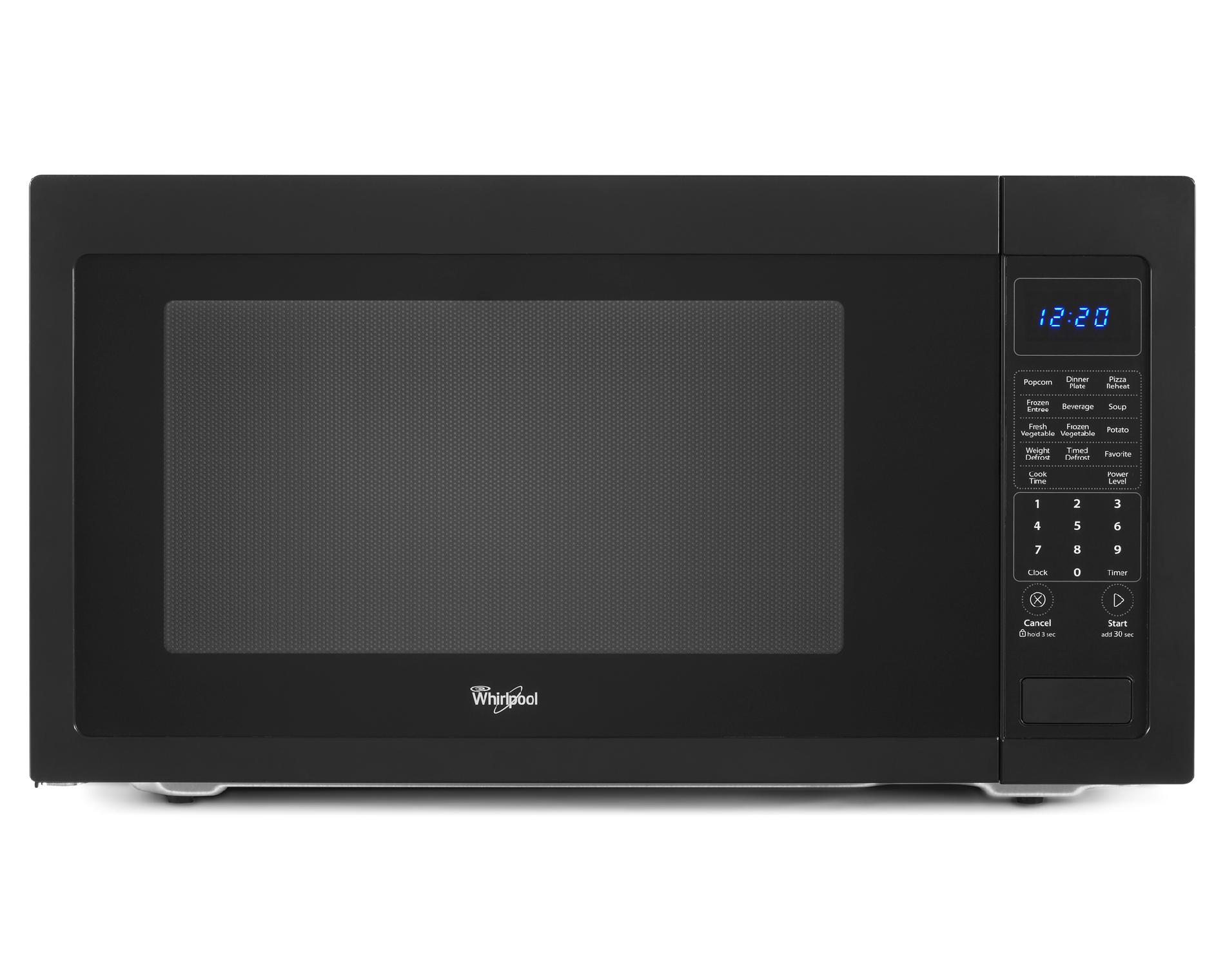 Whirlpool 2.2 Cu. Ft. Countertop Microwave W/ Sensor Cooking Black