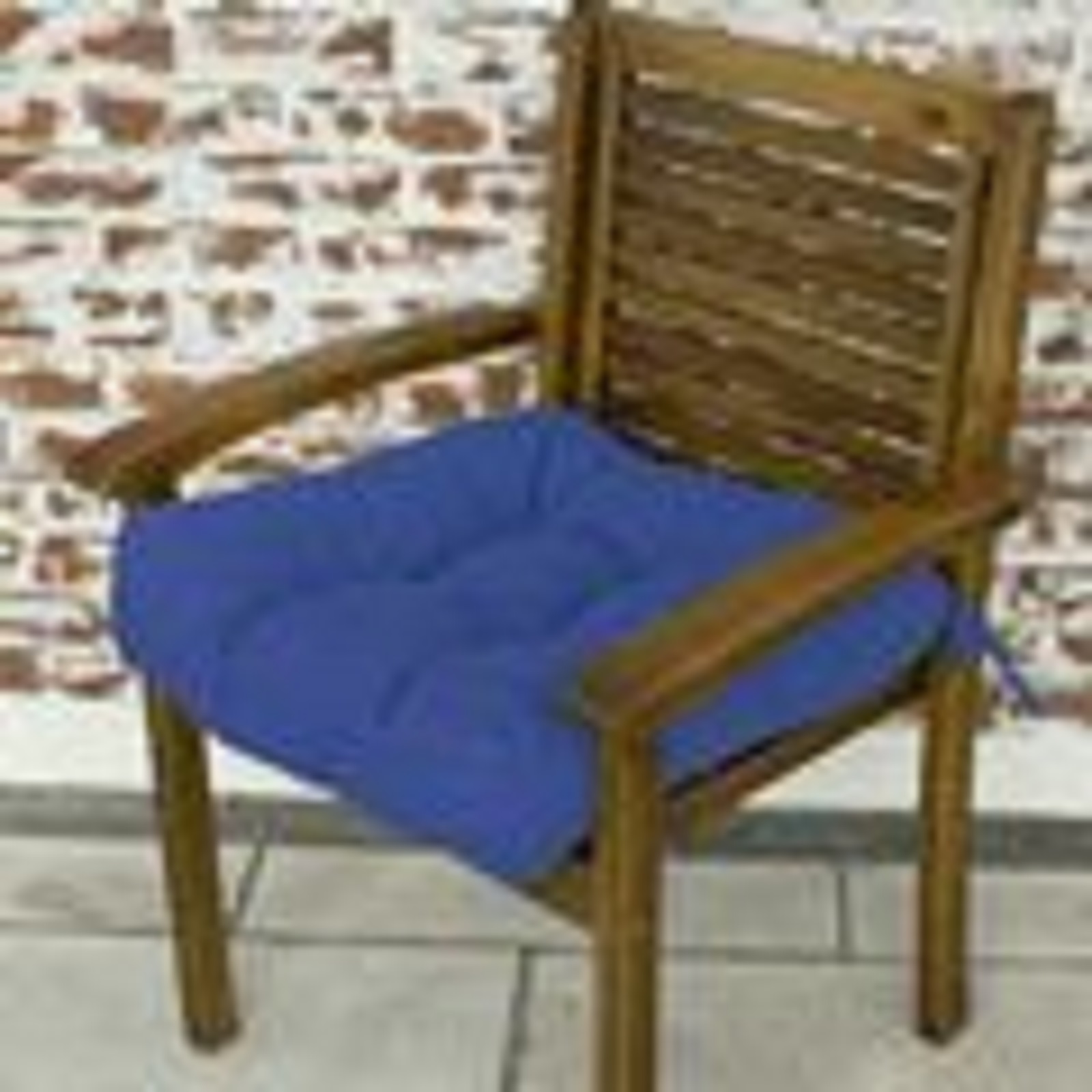 20 inch Outdoor Chair Cushion, Capri Blue