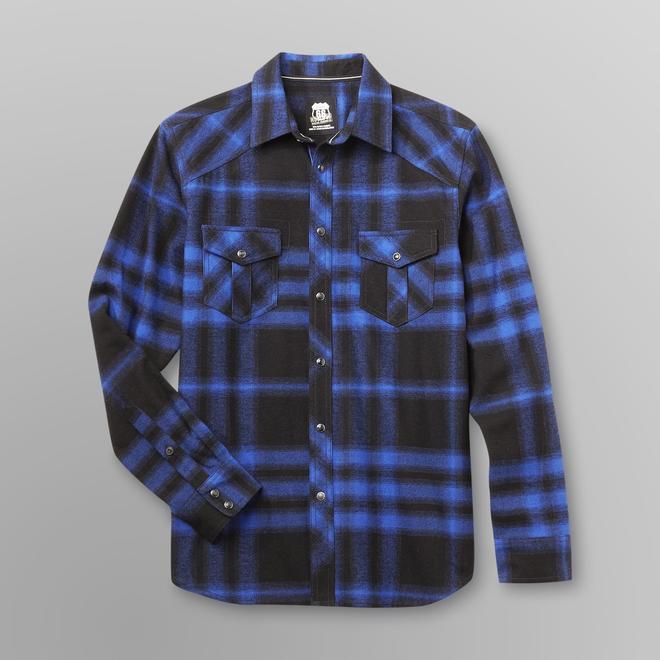 Route 66 Men's Western Flannel Shirt Plaid