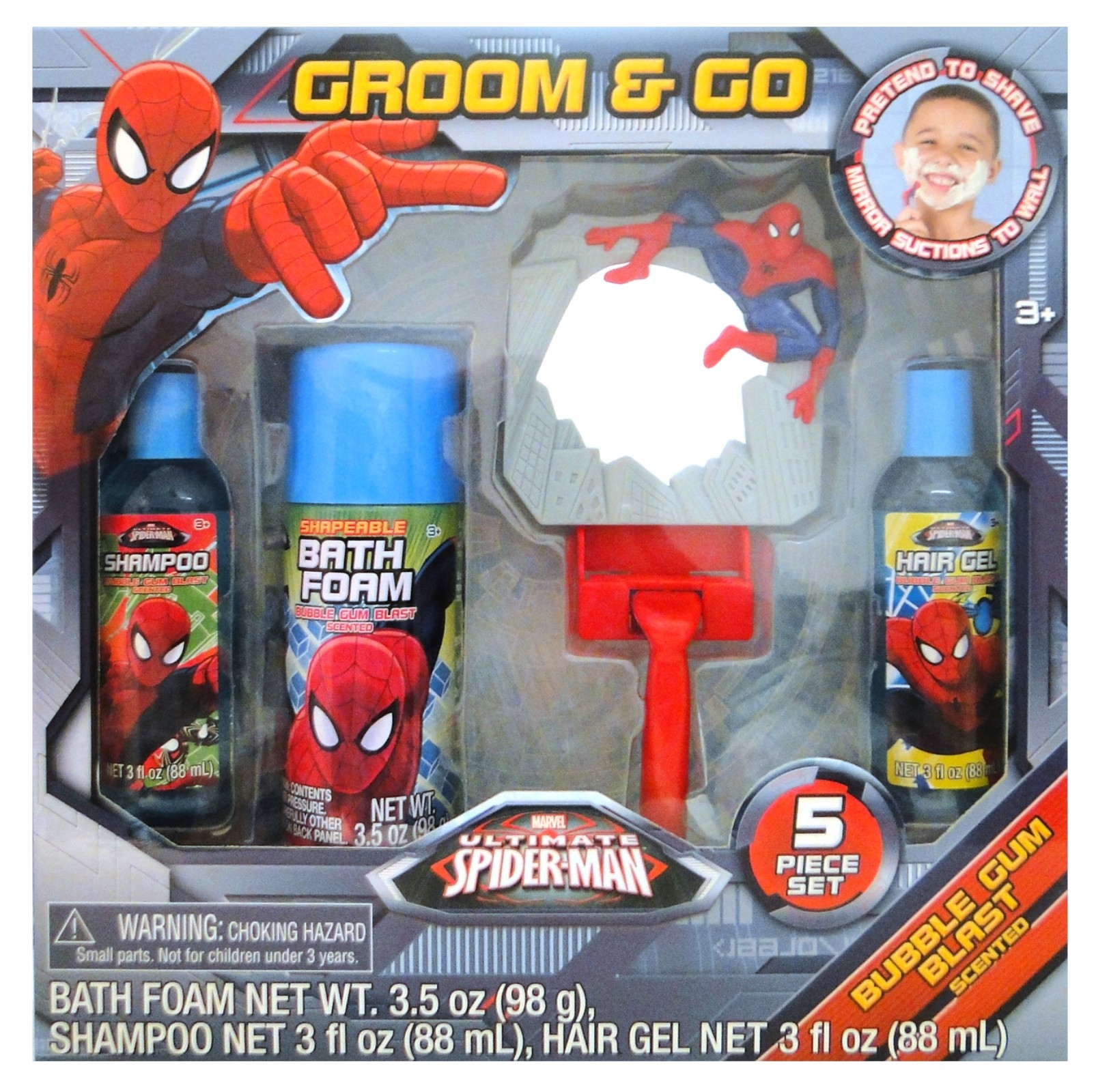 UPC 692237068801 product image for Marvel Ultimate Spider-Man Groom & Go Gift Set  5 Piece | upcitemdb.com