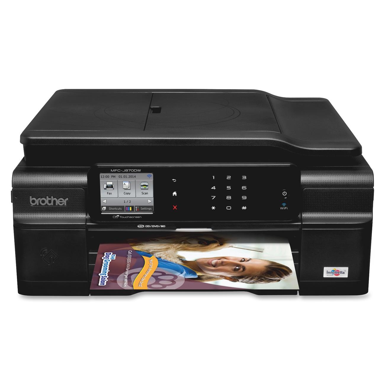 Brother MFC-J870DW Inkjet Multifunction Printer