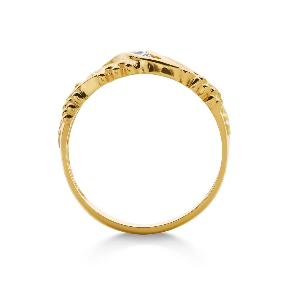 10K Black Hills Gold Tricolor Grapevine Ring