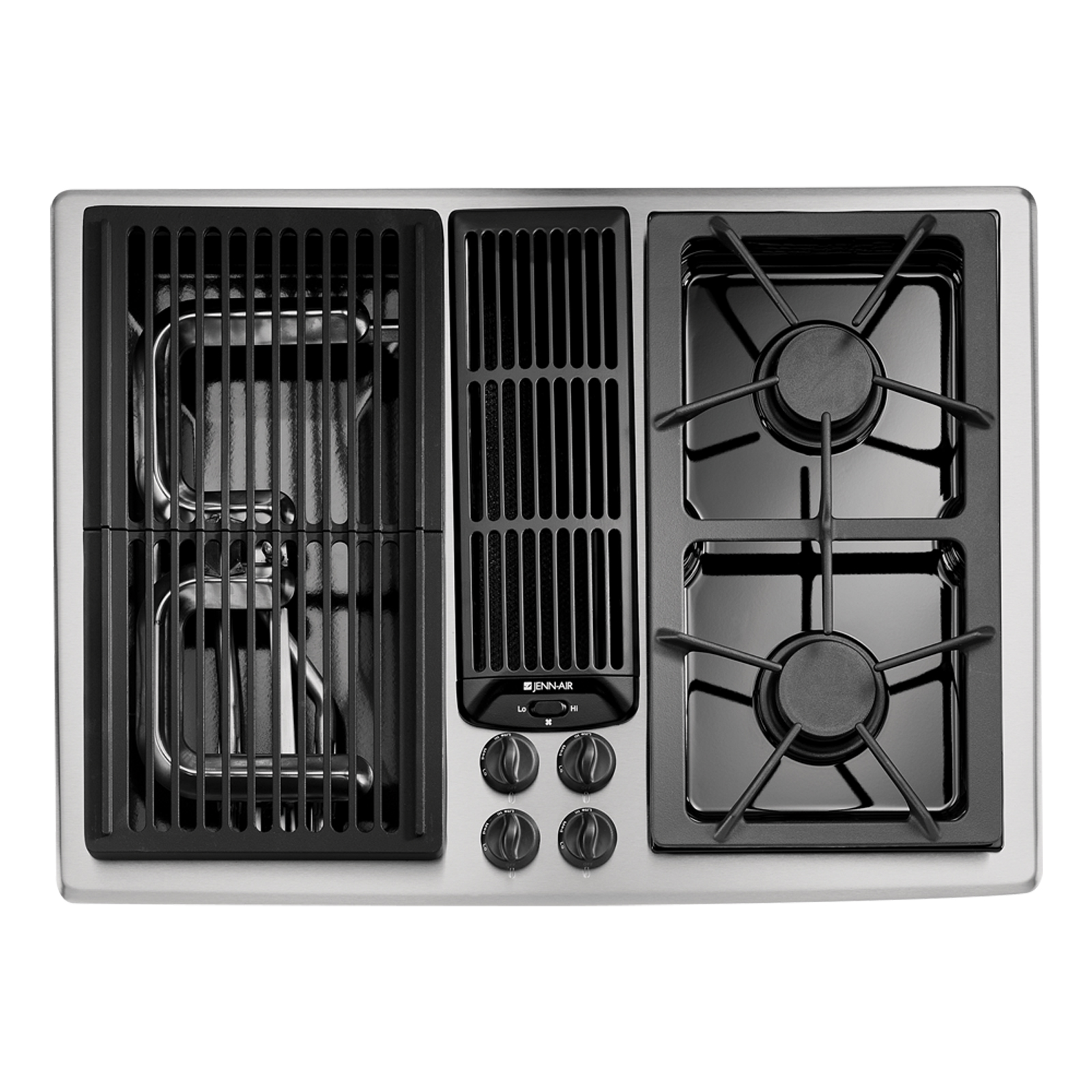 jenn air 30 inch downdraft gas range