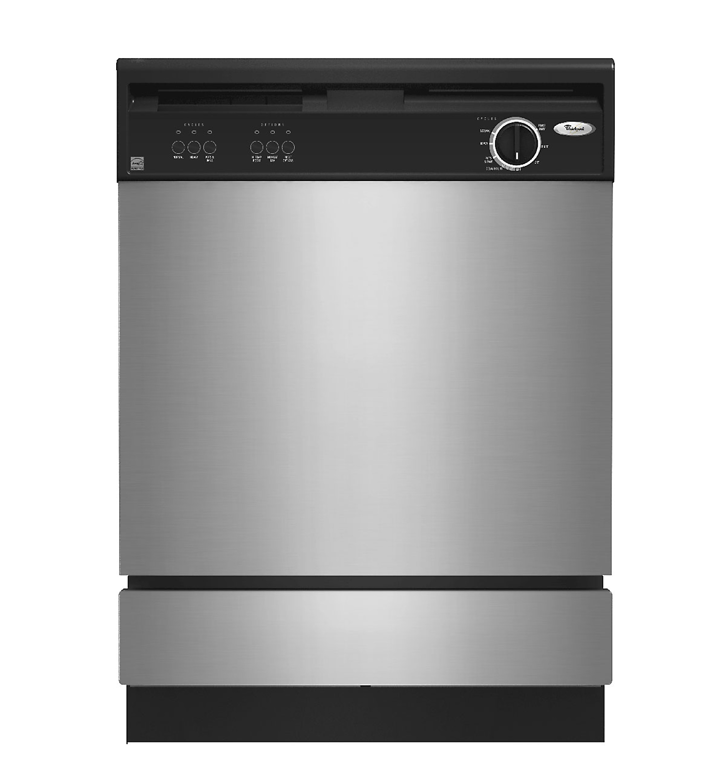 Whirlpool - DU850SWPS - 24" Built-In Dishwasher with DuraWash™ System Whirlpool Stainless Steel Built-in Dishwasher