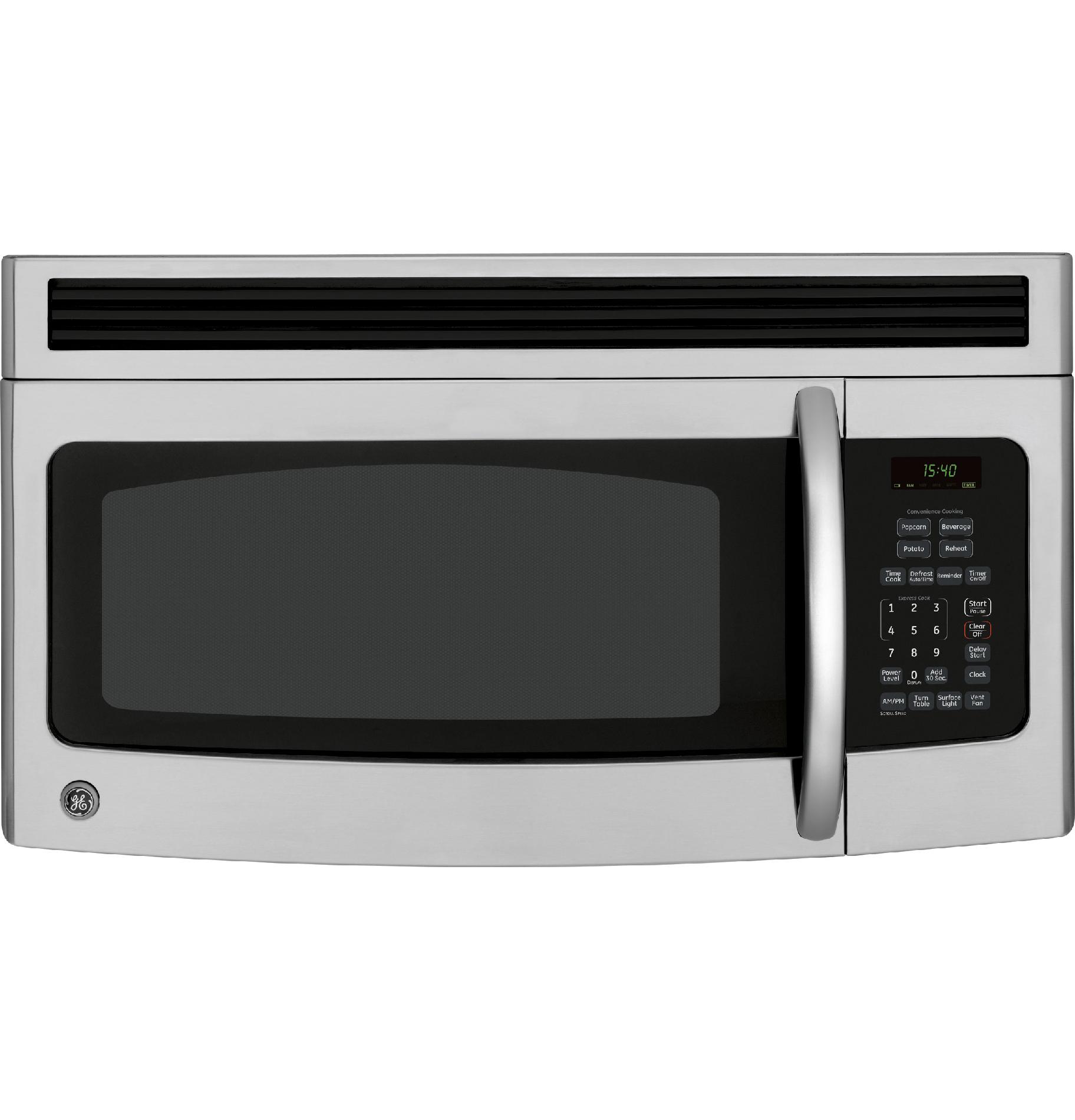 GE Appliances JVM1540SMSS 30" Over the Ran Microwave Oven - Stainless Steel Ge Spacemaker Microwave Stainless Steel