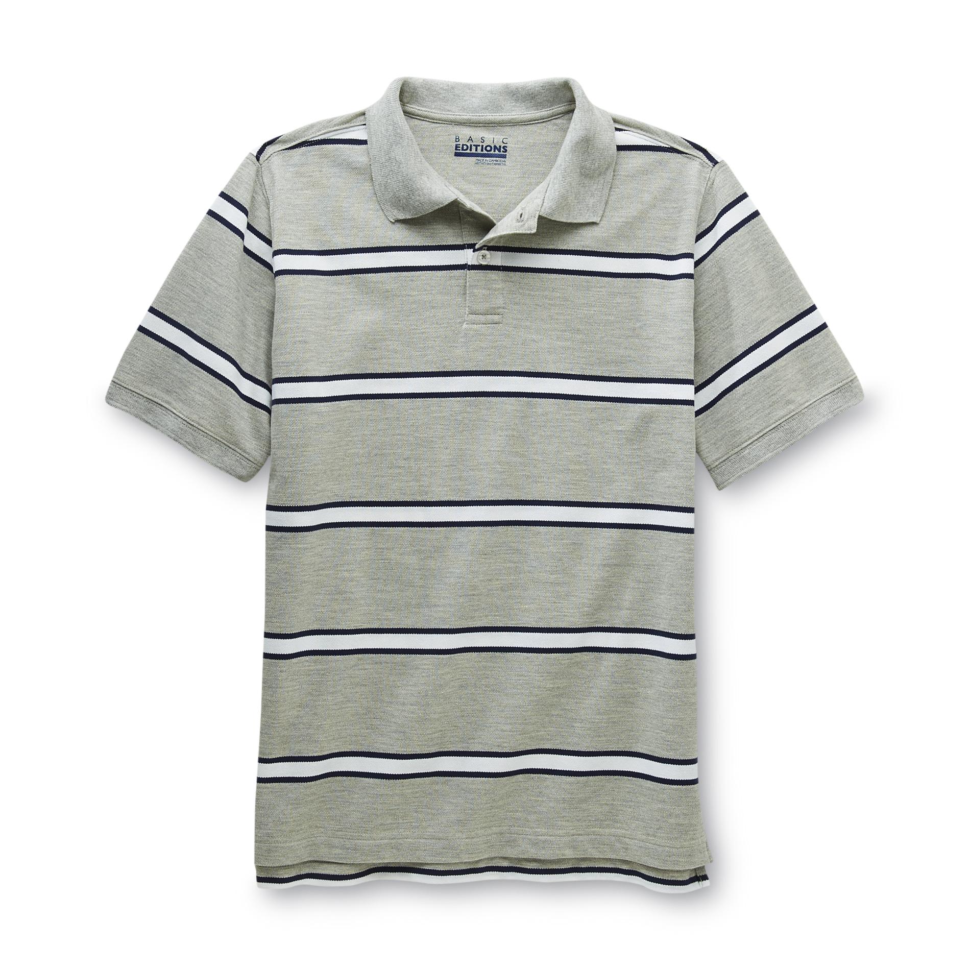 Boy's Pique Polo Shirt - Striped