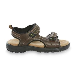 Thom McAn Men's Monterey Sandal - Brown - Clothing, Shoes  Jewelry ...