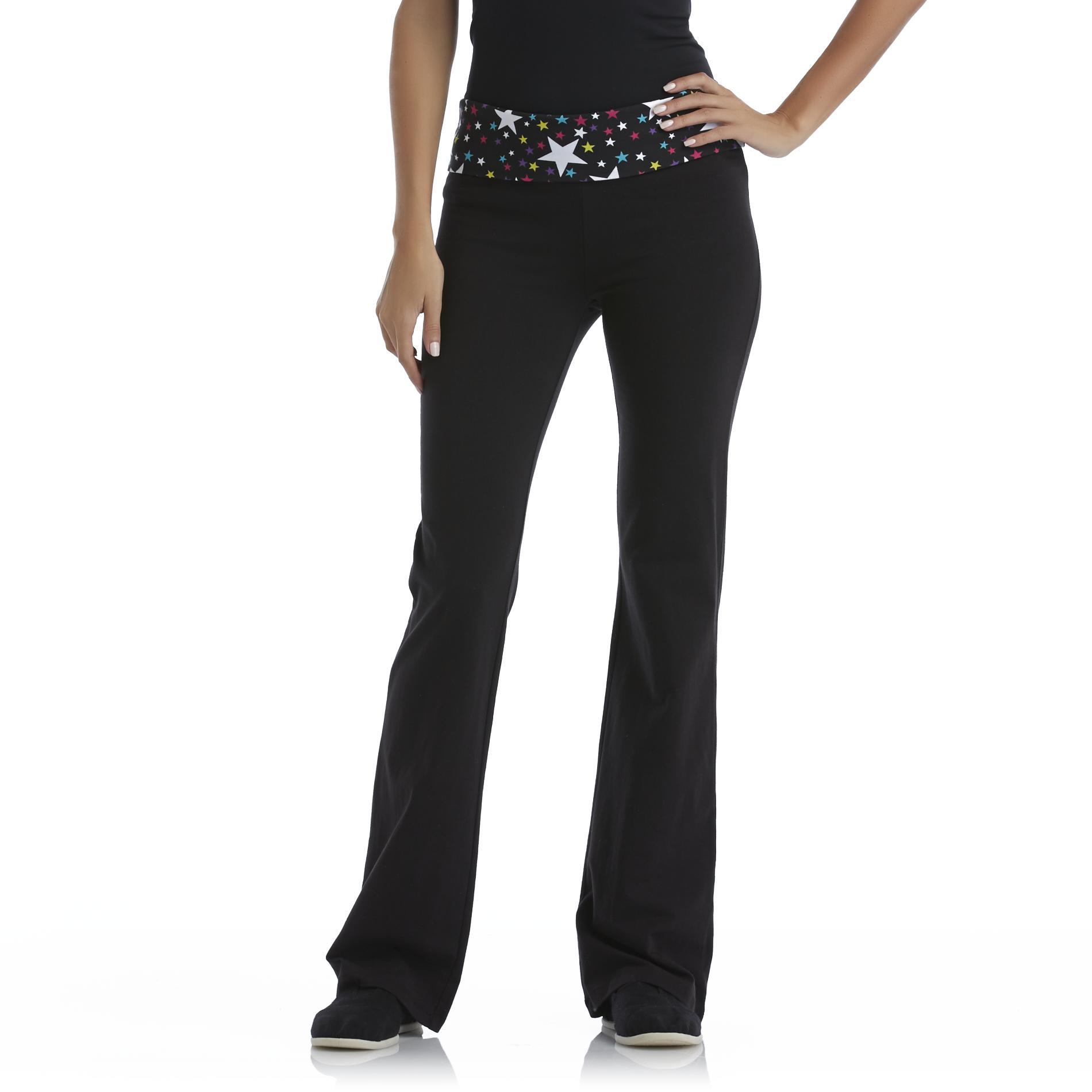 Joe Boxer Junior's FoldOver Yoga Pants Clothing, Shoes & Jewelry