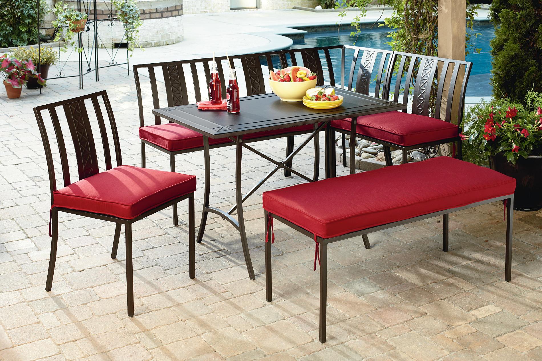 Jaclyn Smith Jackson 6 Piece Nook Dining Set *Limited Availability